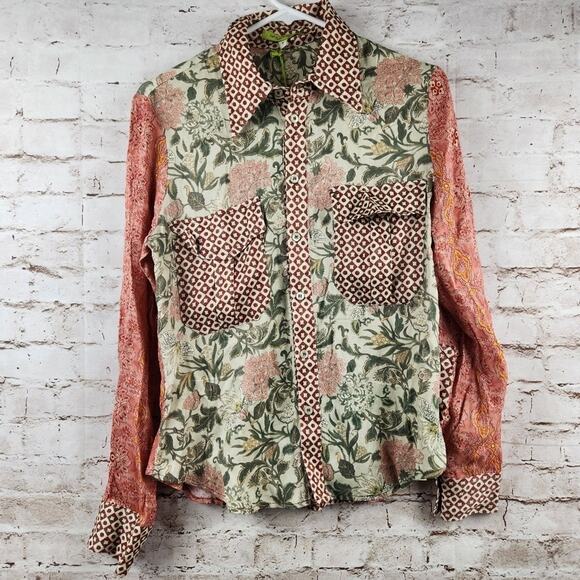 NEW Tell Your Friends Western Shirt in Sacha Small Button Down Long Sleeve - Picture 4 of 13